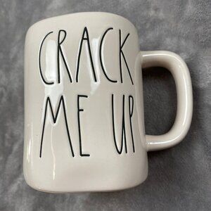 Rae Dunn Artisan Collection By Magenta Ivory Ceramic "Crack Me Up" Coffee Mug